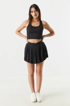 Sommer Ray Ribbed Scoop Neck Active Tank -Deals Drape & Denim Store 058603036069 01 2