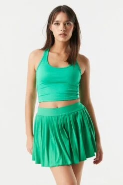 Sommer Ray Ribbed Scoop Neck Active Tank -Deals Drape & Denim Store 058603036069 30