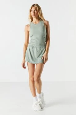 Padded High Neck Active Tank 14 Padded High Neck Active Tank -Deals Drape & Denim Store 058603036429 30 2