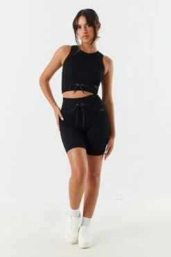 Refuge Seamless Ribbed High Neck Bra -Deals Drape & Denim Store 058603566184 01 2