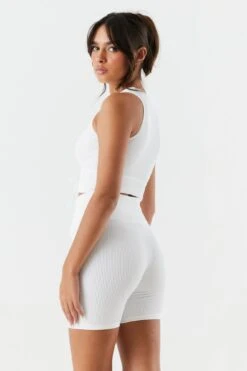 Refuge Seamless Ribbed High Neck Bra -Deals Drape & Denim Store 058603566184 10 1