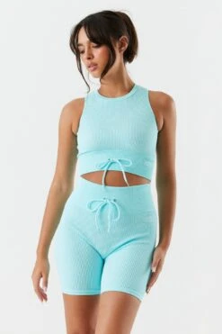 Refuge Seamless Ribbed High Neck Bra -Deals Drape & Denim Store 058603566184 40 0