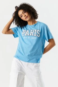 Paris Graphic Boyfriend T-Shirt