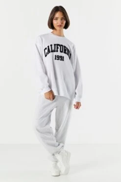 Fleece California Graphic Sweatshirt -Deals Drape & Denim Store 070603039108 10 2