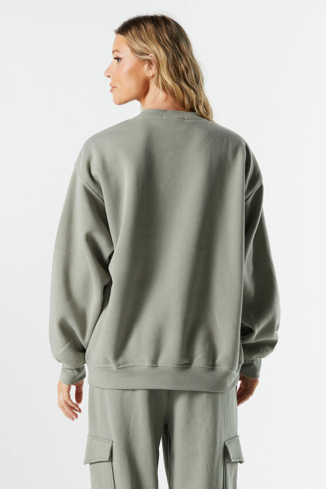 Wellness Club Embroidered Crewneck Sweatshirt 2 Wellness Club Embroidered Crewneck Sweatshirt - Image 2