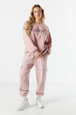 Los Angeles Embroidered Crewneck Sweatshirt -Deals Drape & Denim Store 070603539213 91 2