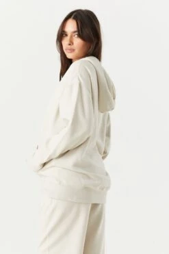 Solid Fleece Oversized Zip-Up Hoodie -Deals Drape & Denim Store 070630726389 12 1