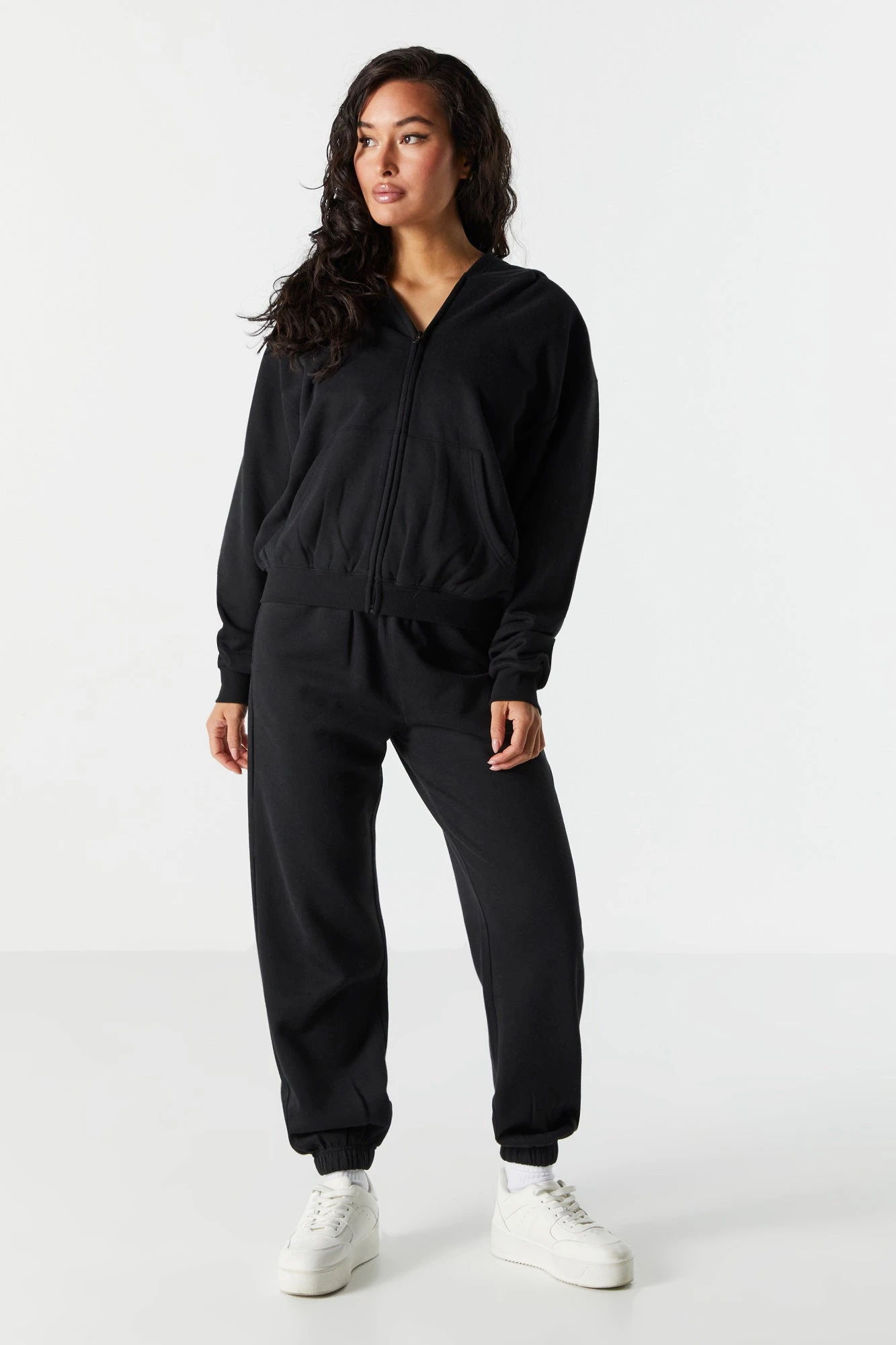 Fleece Zip Up Varsity Hoodie 6 Fleece Zip Up Varsity Hoodie - Image 6