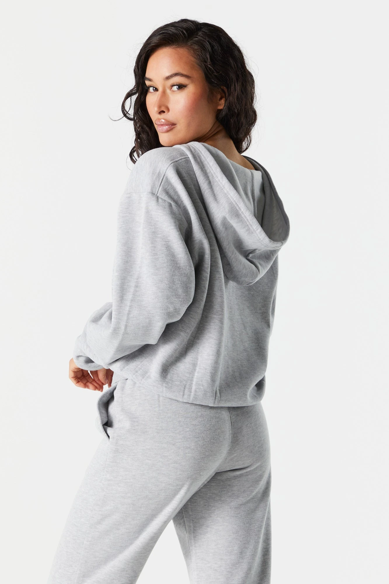 Fleece Zip Up Varsity Hoodie 2 Fleece Zip Up Varsity Hoodie - Image 2