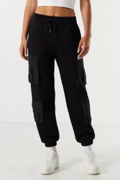 Drawstring Multi Pocket Cargo Jogger -Deals Drape & Denim Store 070703039370 01 1