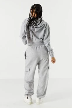 Fleece Cargo Pocket Jogger 26 Fleece Cargo Pocket Jogger -Deals Drape & Denim Store 070724476395 04 2