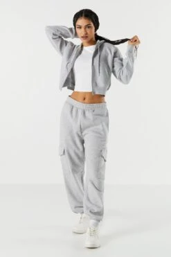 Fleece Cargo Pocket Jogger 24 Fleece Cargo Pocket Jogger -Deals Drape & Denim Store 070724476395 04