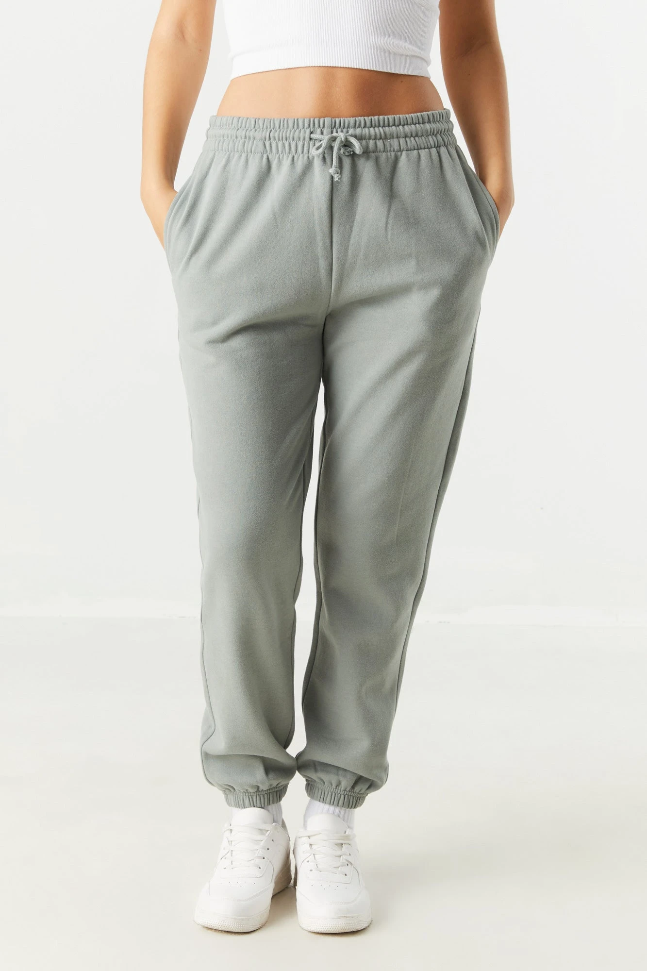 Coloured Fleece High Rise Jogger 5 Coloured Fleece High Rise Jogger - Image 5