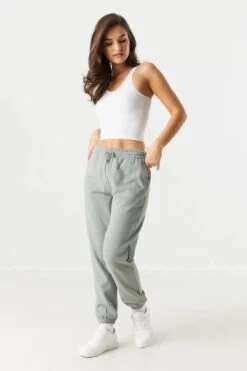 Coloured Fleece High Rise Jogger 12 Coloured Fleece High Rise Jogger -Deals Drape & Denim Store 070730726392 31