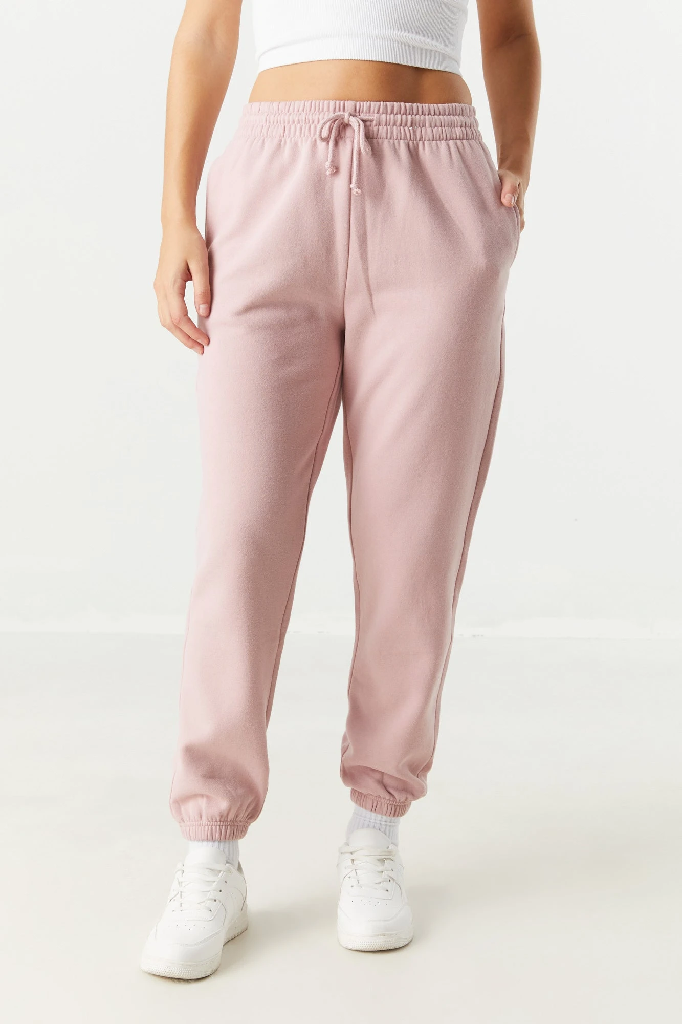 Coloured Fleece High Rise Jogger 2 Coloured Fleece High Rise Jogger - Image 2