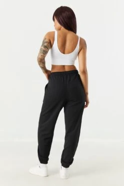 High Rise Fleece Boyfriend Jogger -Deals Drape & Denim Store 070730726393 01 2