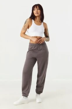 High Rise Fleece Boyfriend Jogger -Deals Drape & Denim Store 070730726393 05