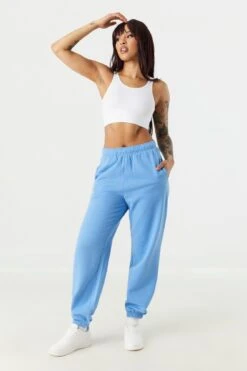 Fleece High Rise Boyfriend Jogger