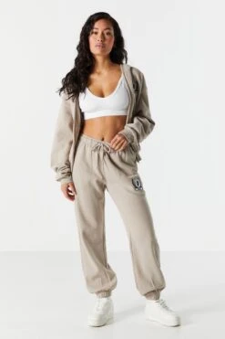 Embroidered Fleece Everyday Jogger