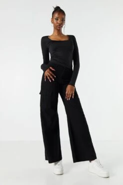 Contour Scoop Neck Long Sleeve Top 25 Contour Scoop Neck Long Sleeve Top -Deals Drape & Denim Store 071003039223 01 2