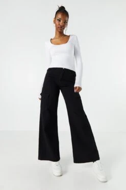 Contour Scoop Neck Long Sleeve Top 28 Contour Scoop Neck Long Sleeve Top -Deals Drape & Denim Store 071003039223 10 2