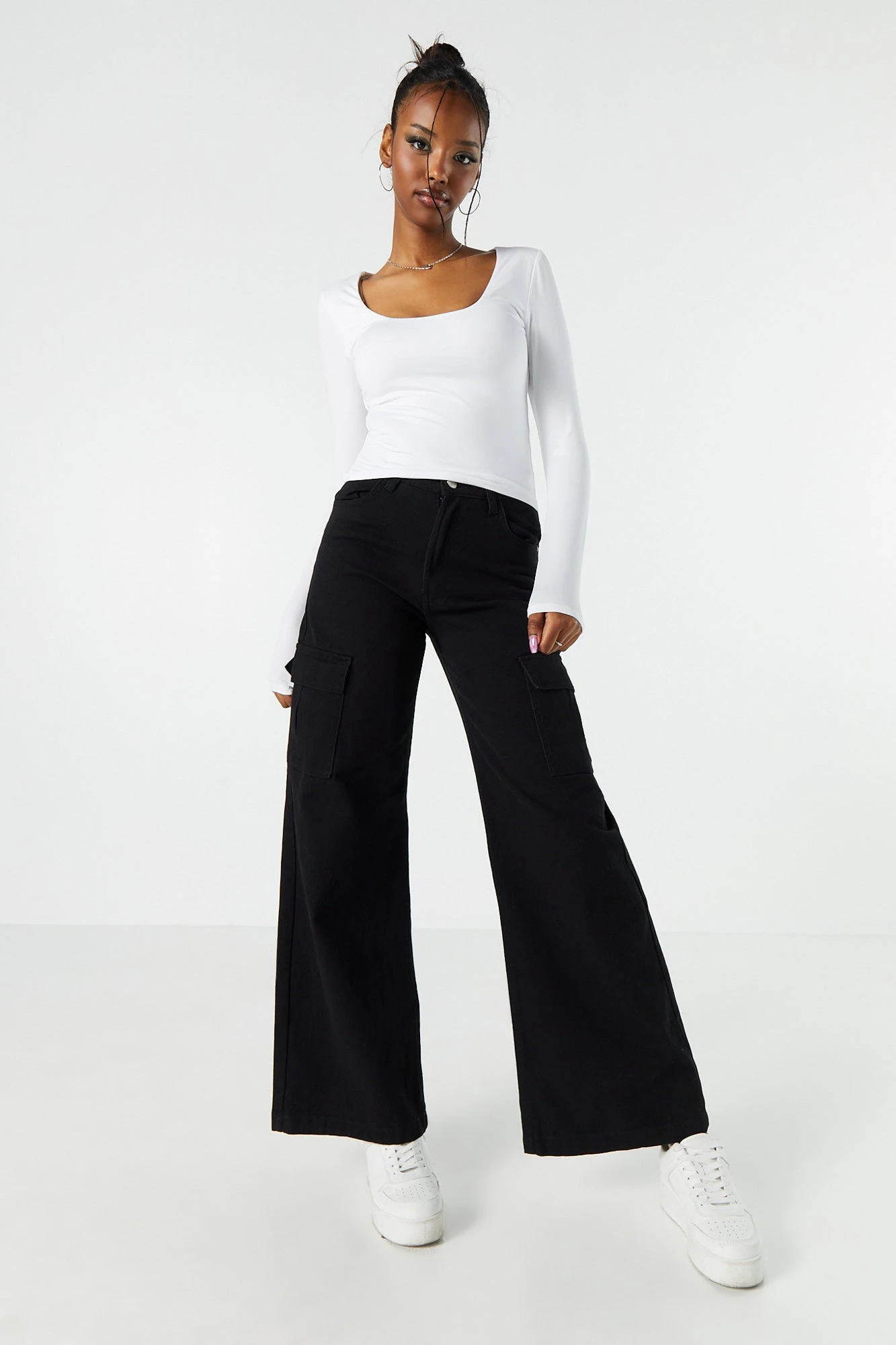 Contour Scoop Neck Long Sleeve Top 9 Contour Scoop Neck Long Sleeve Top - Image 9