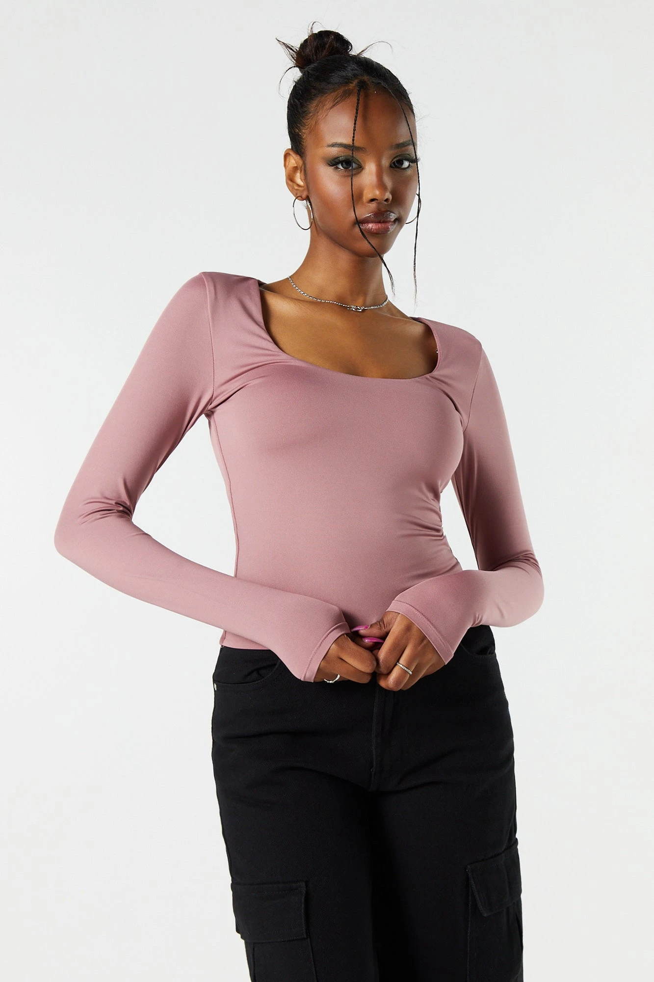 Contour Scoop Neck Long Sleeve Top 13 Contour Scoop Neck Long Sleeve Top - Image 13