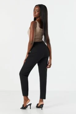 Crepe Slim Dress Pant -Deals Drape & Denim Store 071203540315 01 2