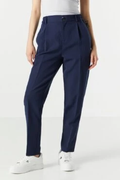 Elastic Waist Slim Dress Pant 28 Elastic Waist Slim Dress Pant -Deals Drape & Denim Store 071231830318 41 1