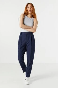 Elastic Waist Slim Dress Pant 27 Elastic Waist Slim Dress Pant -Deals Drape & Denim Store 071231830318 41