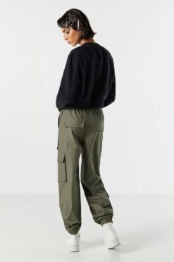 Zip Pocket Cargo Jogger 11 Zip Pocket Cargo Jogger -Deals Drape & Denim Store 071403530353 31 2