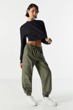 Zip Pocket Cargo Jogger 9 Zip Pocket Cargo Jogger -Deals Drape & Denim Store 071403530353 31