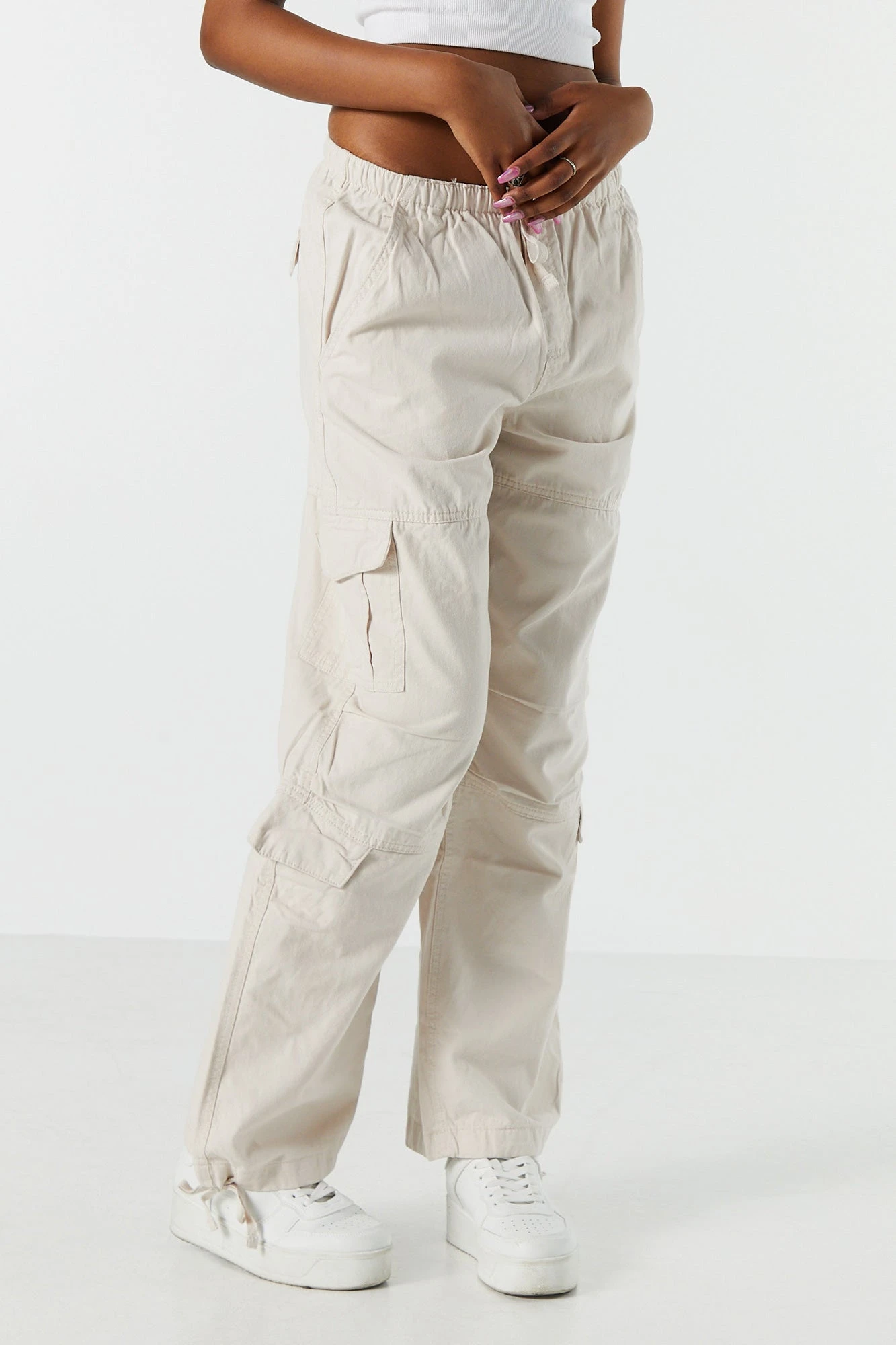 Twill Multi Pocket Cargo Parachute Pant 8 Twill Multi Pocket Cargo Parachute Pant - Image 8