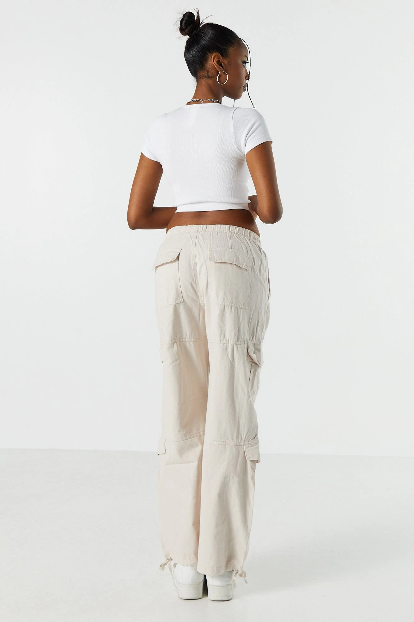 Twill Multi Pocket Cargo Parachute Pant 9 Twill Multi Pocket Cargo Parachute Pant - Image 9