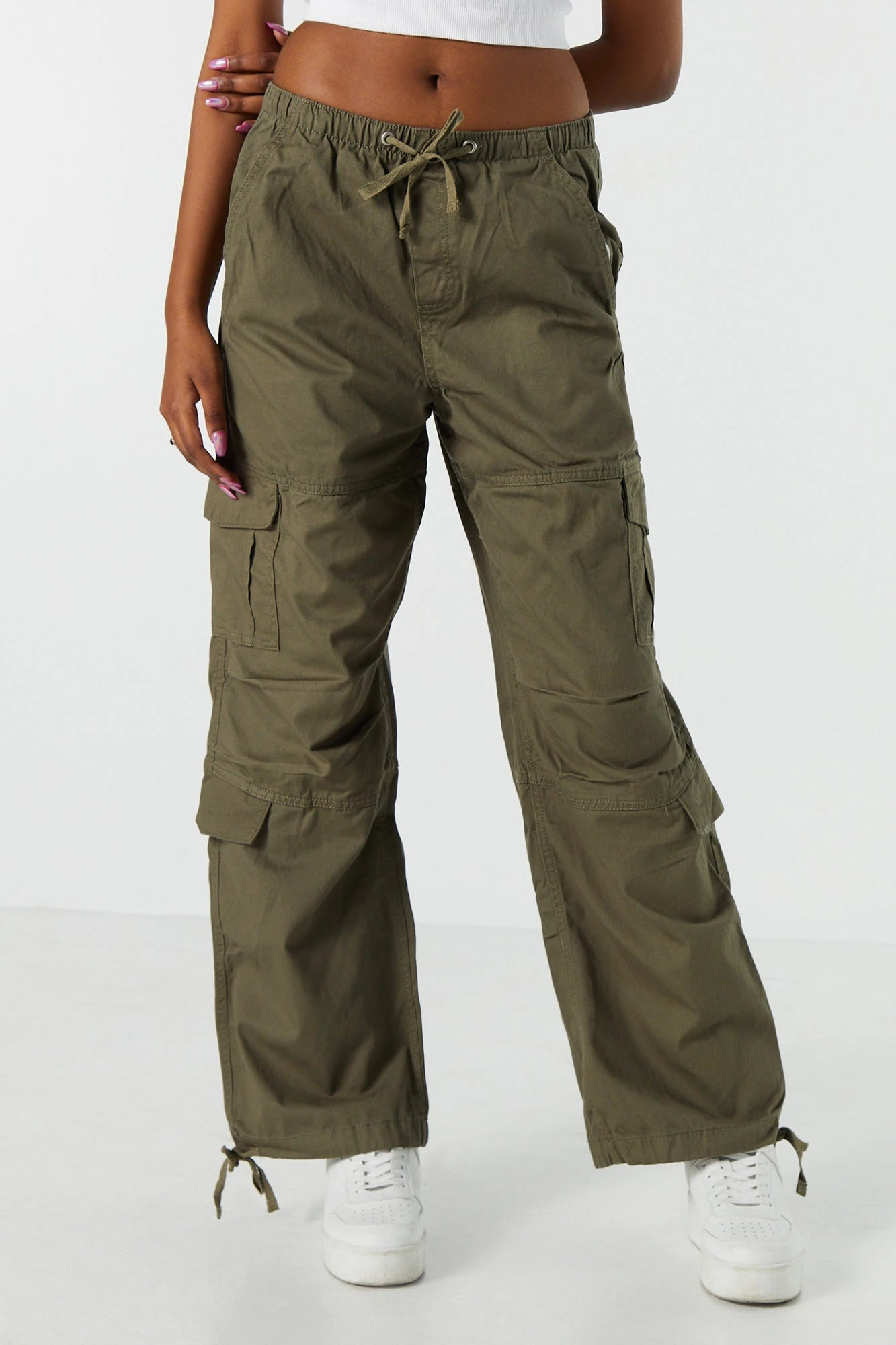 Twill Multi Pocket Cargo Parachute Pant 14 Twill Multi Pocket Cargo Parachute Pant - Image 14