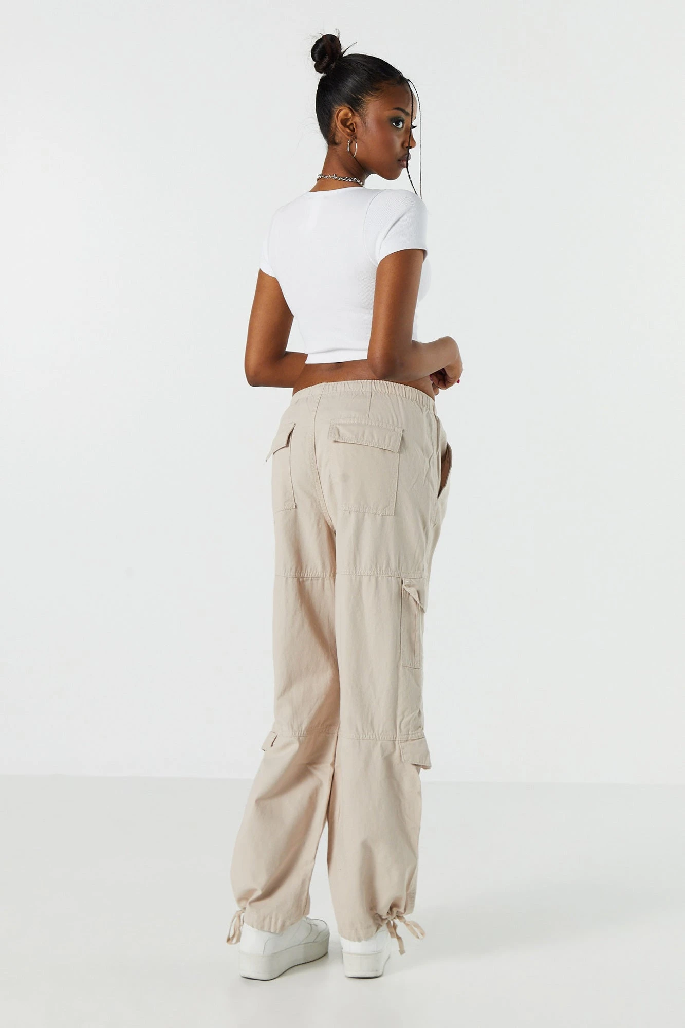 Twill Multi Pocket Cargo Parachute Pant 18 Twill Multi Pocket Cargo Parachute Pant - Image 18