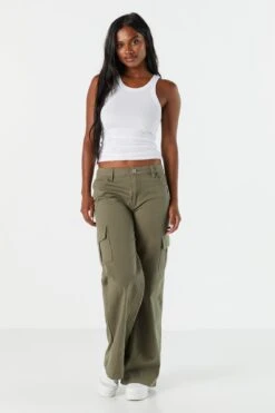 Bull Wide Leg Denim Cargo Jean