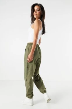 Nylon Multi Pocket Cargo Jogger 14 Nylon Multi Pocket Cargo Jogger -Deals Drape & Denim Store 071444066921 31 2