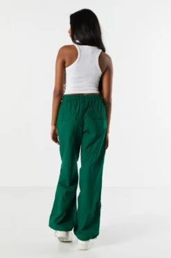 Canvas High-Rise Cargo Parachute Pant -Deals Drape & Denim Store 071465531334 30 2