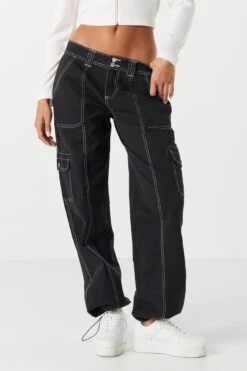 Low Rise Cargo Parachute Pant -Deals Drape & Denim Store 071465531336 95 1