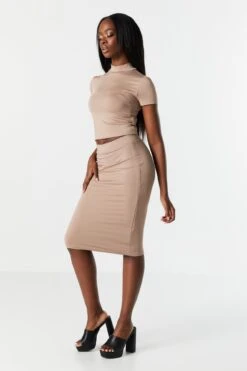 Contour Midi Skirt -Deals Drape & Denim Store 071503032488 89 2