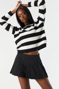 Micro Mini Pleated Skort