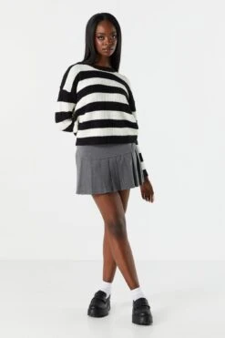 Micro Mini Pleated Skort 22 Micro Mini Pleated Skort -Deals Drape & Denim Store 071503542486 05 2