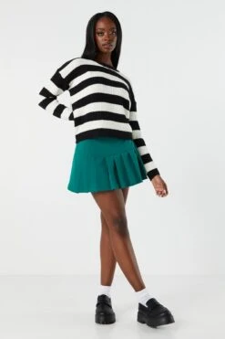 Micro Mini Pleated Skort 26 Micro Mini Pleated Skort -Deals Drape & Denim Store 071503542486 30 2