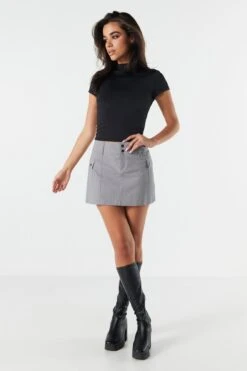 Poplin Cargo Mini Skirt -Deals Drape & Denim Store 071539072483 05 2