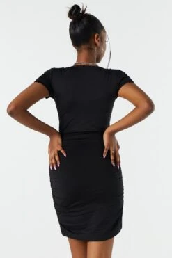 Contour Ruched Mini Dress 13 Contour Ruched Mini Dress -Deals Drape & Denim Store 073003033631 01 1