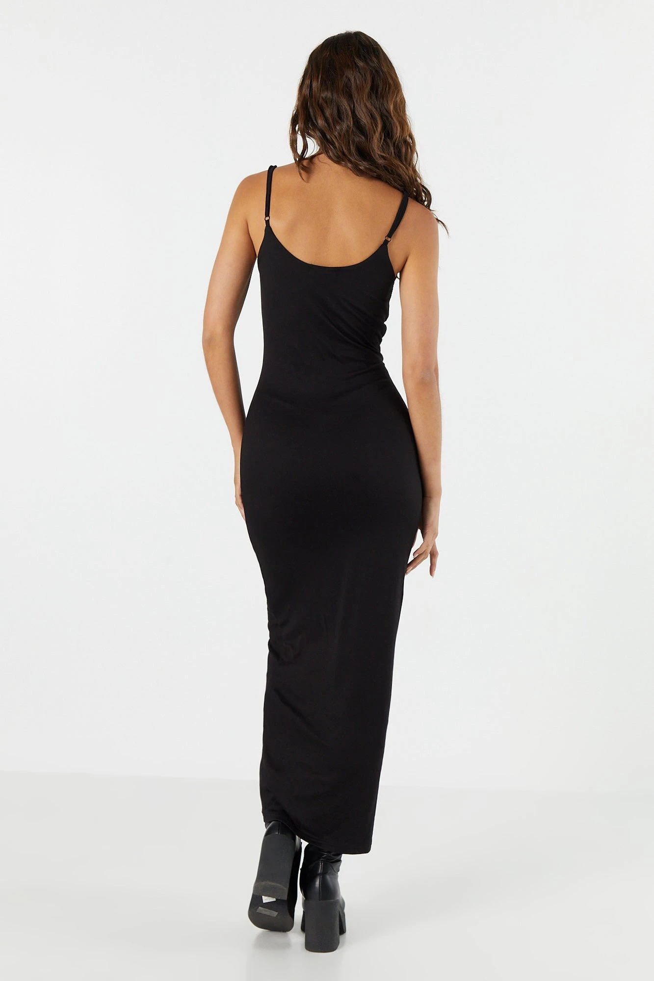 Scoop Neck Bodycon Maxi Dress 2 Scoop Neck Bodycon Maxi Dress - Image 2