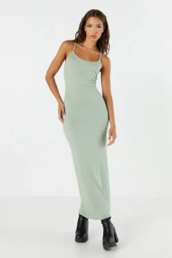Scoop Neck Bodycon Maxi Dress 9 Scoop Neck Bodycon Maxi Dress -Deals Drape & Denim Store 073044060748 30