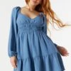 Sweetheart Tiered Babydoll Dress