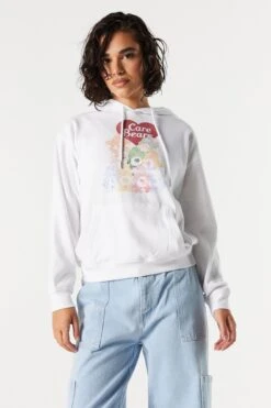 Fleece Care Bears Graphic Hoodie